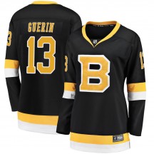 Women's Fanatics Branded Boston Bruins Bill Guerin Black Breakaway Alternate Jersey - Premier