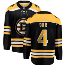 Youth Fanatics Branded Boston Bruins Bobby Orr Black Home Jersey - Breakaway