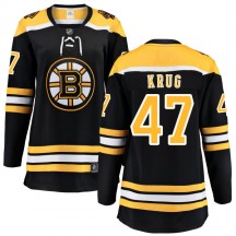 Women's Fanatics Branded Boston Bruins Torey Krug Black Home Jersey - Breakaway