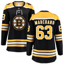 Women's Fanatics Branded Boston Bruins Brad Marchand Black Home Jersey - Breakaway