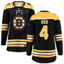Women's Fanatics Branded Boston Bruins Bobby Orr Black Home Jersey - Breakaway