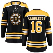 Women's Fanatics Branded Boston Bruins Derek Sanderson Black Home Jersey - Breakaway