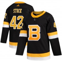 Youth Adidas Boston Bruins Pj Stock Black Alternate Jersey - Authentic