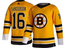 Men's Adidas Boston Bruins Derek Sanderson Gold 2020/21 Special Edition Jersey - Breakaway