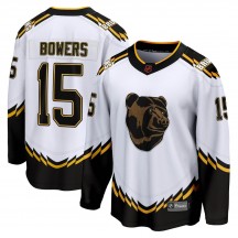 Men's Fanatics Branded Boston Bruins Shane Bowers White Special Edition 2.0 Jersey - Breakaway
