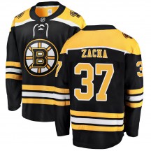 Men's Fanatics Branded Boston Bruins Pavel Zacha Black Home Jersey - Breakaway