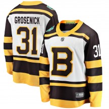 Men's Fanatics Branded Boston Bruins Troy Grosenick White 2019 Winter Classic Jersey - Breakaway