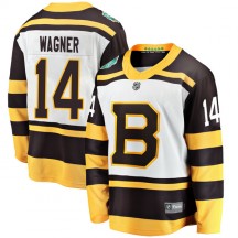 Men's Fanatics Branded Boston Bruins Chris Wagner White 2019 Winter Classic Jersey - Breakaway