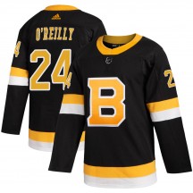 Men's Adidas Boston Bruins Terry O'Reilly Black Alternate Jersey - Authentic