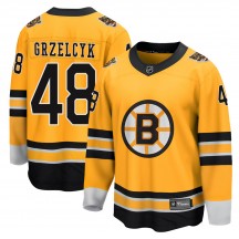 Men's Fanatics Branded Boston Bruins Matt Grzelcyk Gold 2020/21 Special Edition Jersey - Breakaway
