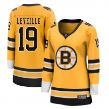 Women's Fanatics Branded Boston Bruins Normand Leveille Gold 2020/21 Special Edition Jersey - Breakaway