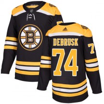 Men's Adidas Boston Bruins Jake DeBrusk Black Jersey - Authentic