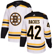 Men's Adidas Boston Bruins David Backes White Jersey - Authentic