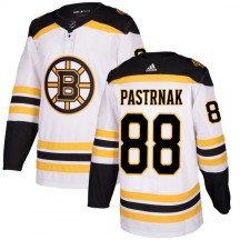 Men's Adidas Boston Bruins David Pastrnak White Jersey - Authentic