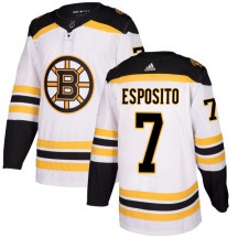 Men's Adidas Boston Bruins Phil Esposito White Jersey - Authentic