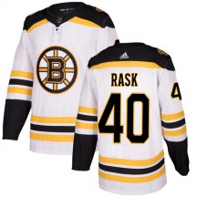 Men's Adidas Boston Bruins Tuukka Rask White Jersey - Authentic