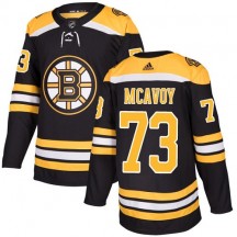 Youth Adidas Boston Bruins Charlie McAvoy Black Home Jersey - Authentic