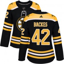 Women's Adidas Boston Bruins David Backes Black Home Jersey - Authentic