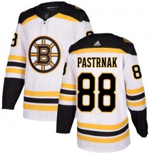 Youth Adidas Boston Bruins David Pastrnak White Away Jersey - Authentic