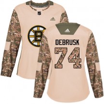 Women's Adidas Boston Bruins Jake DeBrusk White Away Jersey - Premier