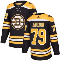 Men's Adidas Boston Bruins Jeremy Lauzon Black Home Jersey - Premier