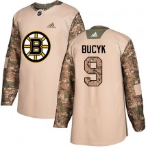 Men's Adidas Boston Bruins Johnny Bucyk White Away Jersey - Premier