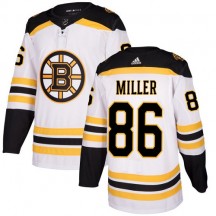Women's Adidas Boston Bruins Kevan Miller White Away Jersey - Authentic