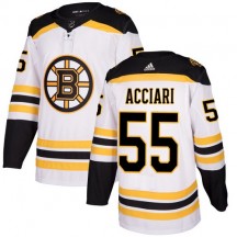 Women's Adidas Boston Bruins Noel Acciari White Away Jersey - Authentic