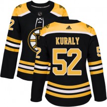 Women's Adidas Boston Bruins Sean Kuraly Black Home Jersey - Authentic