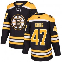 Youth Adidas Boston Bruins Torey Krug Black Home Jersey - Authentic