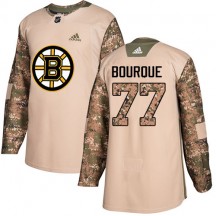 Men's Adidas Boston Bruins Ray Bourque Camo Veterans Day Practice Jersey - Authentic