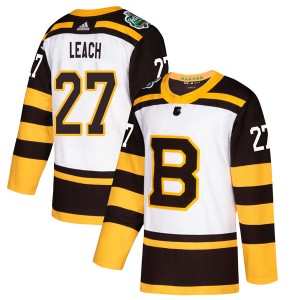 Youth Adidas Boston Bruins Reggie Leach White 2019 Winter Classic Jersey - Authentic