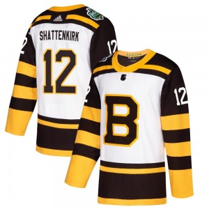 Youth Adidas Boston Bruins Kevin Shattenkirk White 2019 Winter Classic Jersey - Authentic