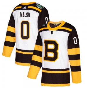 Youth Adidas Boston Bruins Reilly Walsh White 2019 Winter Classic Jersey - Authentic