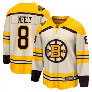 Youth Fanatics Branded Boston Bruins Cam Neely Cream Breakaway 100th Anniversary Jersey - Premier