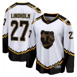 Youth Fanatics Branded Boston Bruins Hampus Lindholm White Special Edition 2.0 Jersey - Breakaway