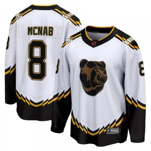 Youth Fanatics Branded Boston Bruins Peter Mcnab White Special Edition 2.0 Jersey - Breakaway