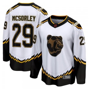 Youth Fanatics Branded Boston Bruins Marty Mcsorley White Special Edition 2.0 Jersey - Breakaway