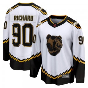 Youth Fanatics Branded Boston Bruins Anthony Richard White Special Edition 2.0 Jersey - Breakaway