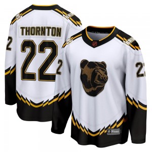 Youth Fanatics Branded Boston Bruins Shawn Thornton White Special Edition 2.0 Jersey - Breakaway