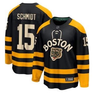 Men's Fanatics Branded Boston Bruins Milt Schmidt Black 2023 Winter Classic Jersey - Breakaway