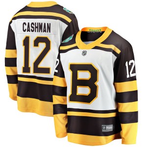 Youth Fanatics Branded Boston Bruins Wayne Cashman White 2019 Winter Classic Jersey - Breakaway