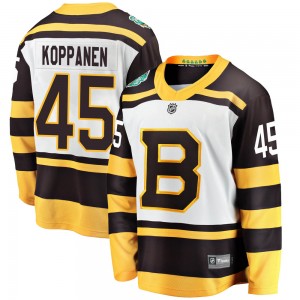 Youth Fanatics Branded Boston Bruins Joona Koppanen White 2019 Winter Classic Jersey - Breakaway