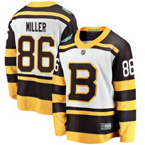 Youth Fanatics Branded Boston Bruins Kevan Miller White 2019 Winter Classic Jersey - Breakaway