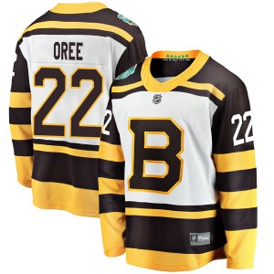 Youth Fanatics Branded Boston Bruins Willie O'ree White 2019 Winter Classic Jersey - Breakaway