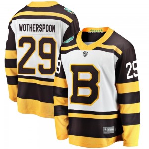 Youth Fanatics Branded Boston Bruins Parker Wotherspoon White 2019 Winter Classic Jersey - Breakaway