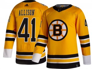 Youth Adidas Boston Bruins Jason Allison Gold 2020/21 Special Edition Jersey - Breakaway