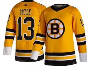 Youth Adidas Boston Bruins Charlie Coyle Gold 2020/21 Special Edition Jersey - Breakaway