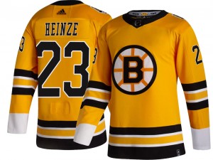 Youth Adidas Boston Bruins Steve Heinze Gold 2020/21 Special Edition Jersey - Breakaway