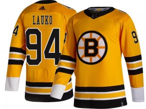 Youth Adidas Boston Bruins Jakub Lauko Gold 2020/21 Special Edition Jersey - Breakaway